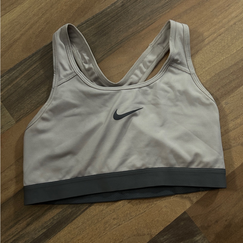 Nike medium light pink sports bra